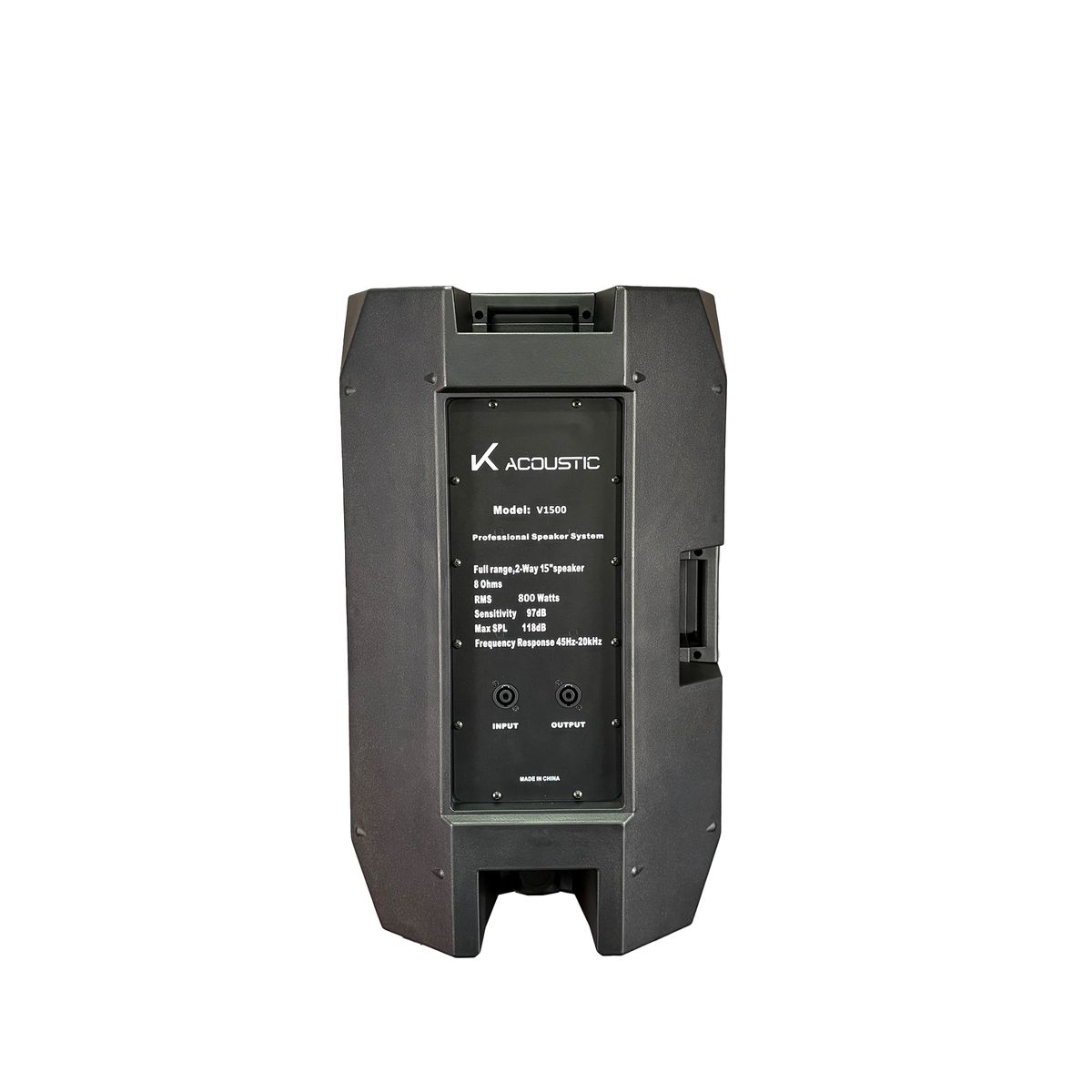 K ACOUSTIC - Parlante Pasivo de 15 Pulgadas K-Acoustic V1500