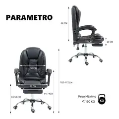 VIDITA - Silla Ejecutiva Ergonómica con Masaje Lumbar