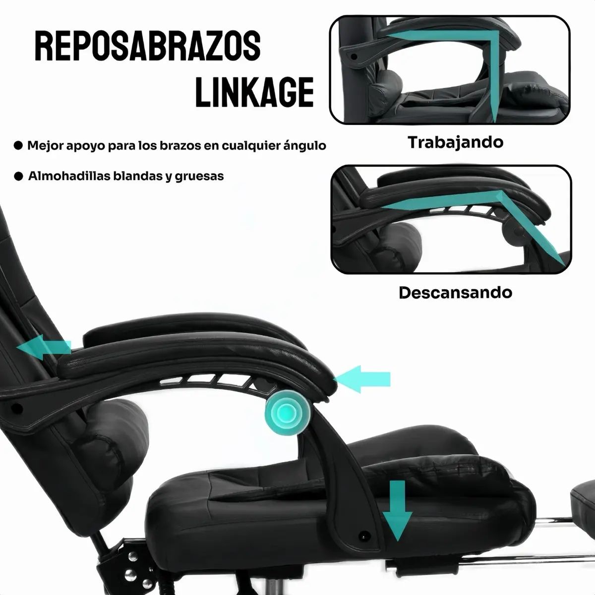 VIDITA - Silla Ejecutiva Vidita Ergonómica con Masaje Lumbar