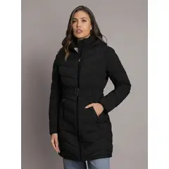CALVIN KLEIN - Parka Larga Puffer con Gorro