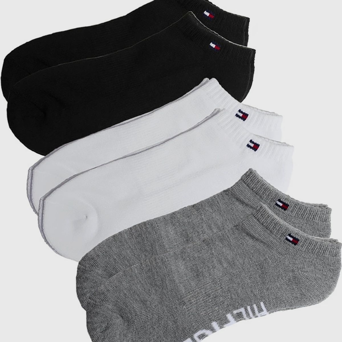 TOMMY HILFIGER - Pack De 6 Pares De Calcetines Invisibles Multicolor Tommy Hilfiger