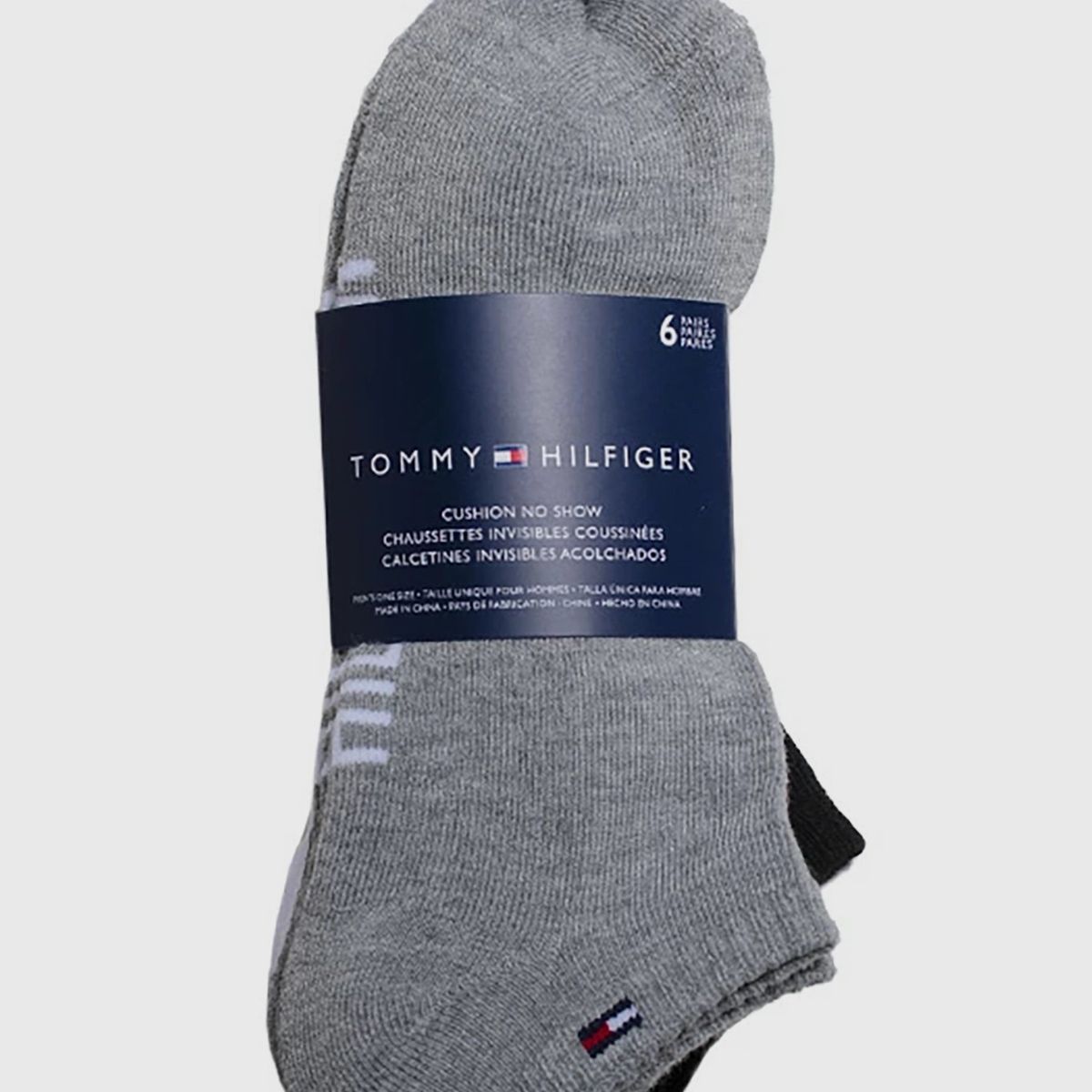 TOMMY HILFIGER - Pack De 6 Pares De Calcetines Invisibles Multicolor Tommy Hilfiger