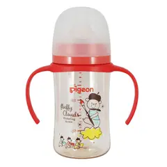 PIGEON - Mamadera Softouch PPSU con Asas 240ML - Osos