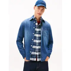 TOMMY HILFIGER - Camisa Denim Regular Fit Azul Tommy Jeans
