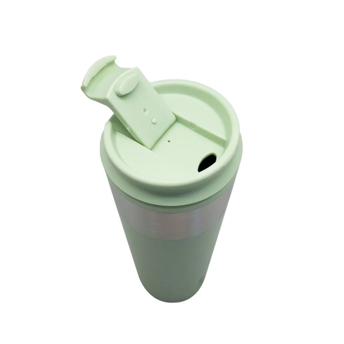 KEEP - Mug Metálico Verde Acero 450ml Keep