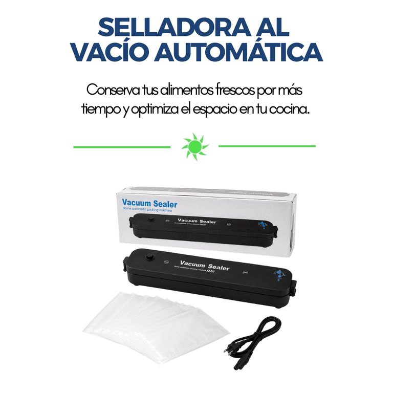 GENERICO Selladora al Vacío Automática Premium Frescura Prolongada y Orden Perfecto