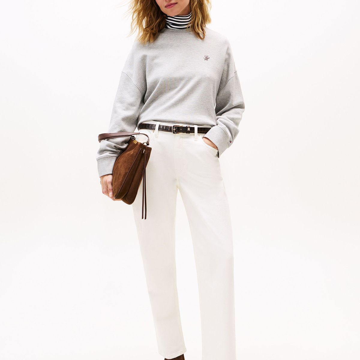 TOMMY HILFIGER - Jeans Clásico De Corte Recto Blanco Tommy Hilfiger