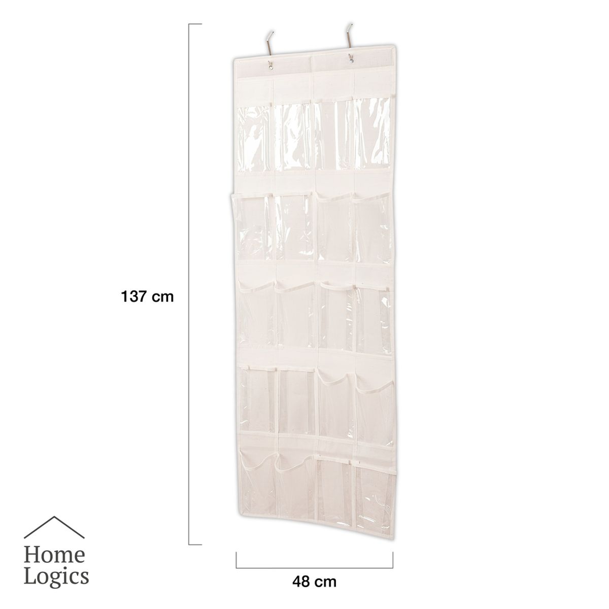 HOME LOGICS - Organizador Colgante Zapatos 20 Compartimentos Home Logics Kiosclub