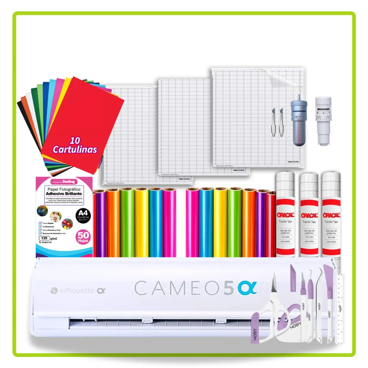 SILHOUETTE - CAMEO 5 ALFA  + KIT PAPELERÍA KS13