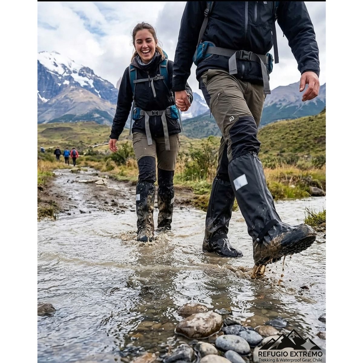 MOVI - Cubrebotas Impermeable con Suela Antideslizante Reutilizable TALLA M