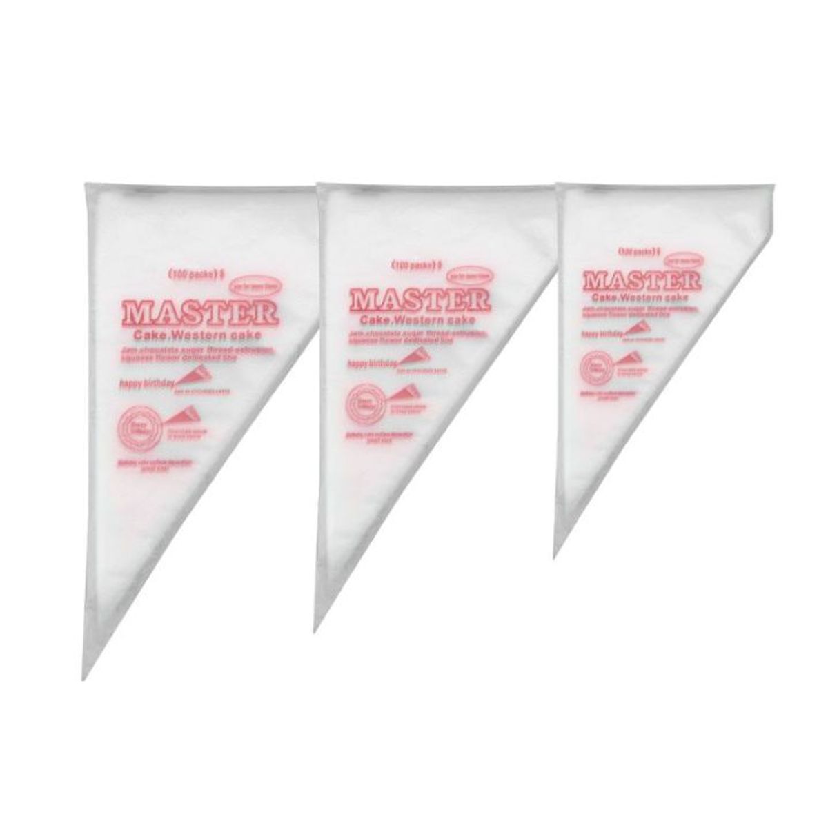 GENERICO - Mangas Pasteleras Desechables De Alta Resistencia - 35cm, Pack De 100 PCS