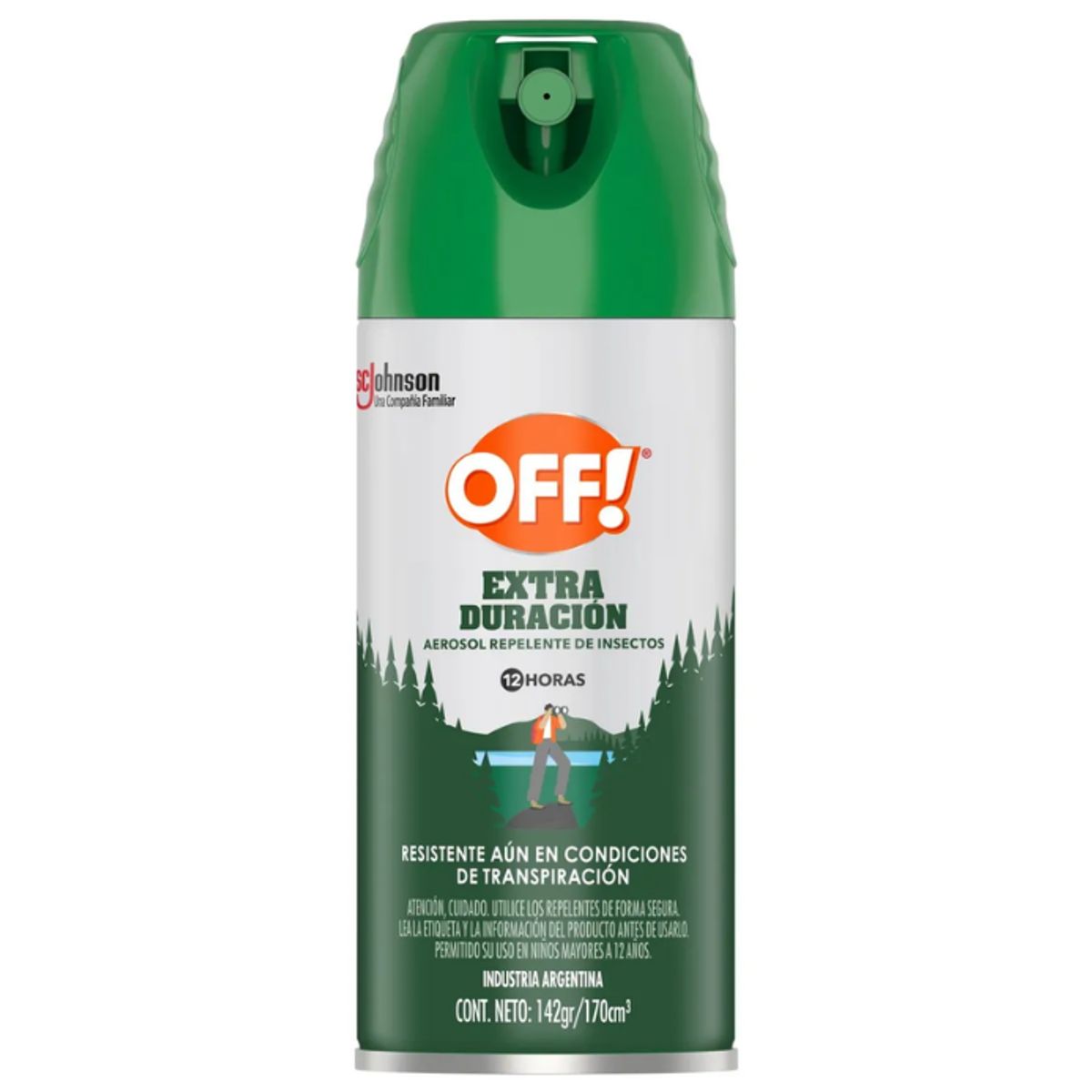 OFF - Repelente para Mosquitos OFF Extra Duración en Aerosol 131g170m3