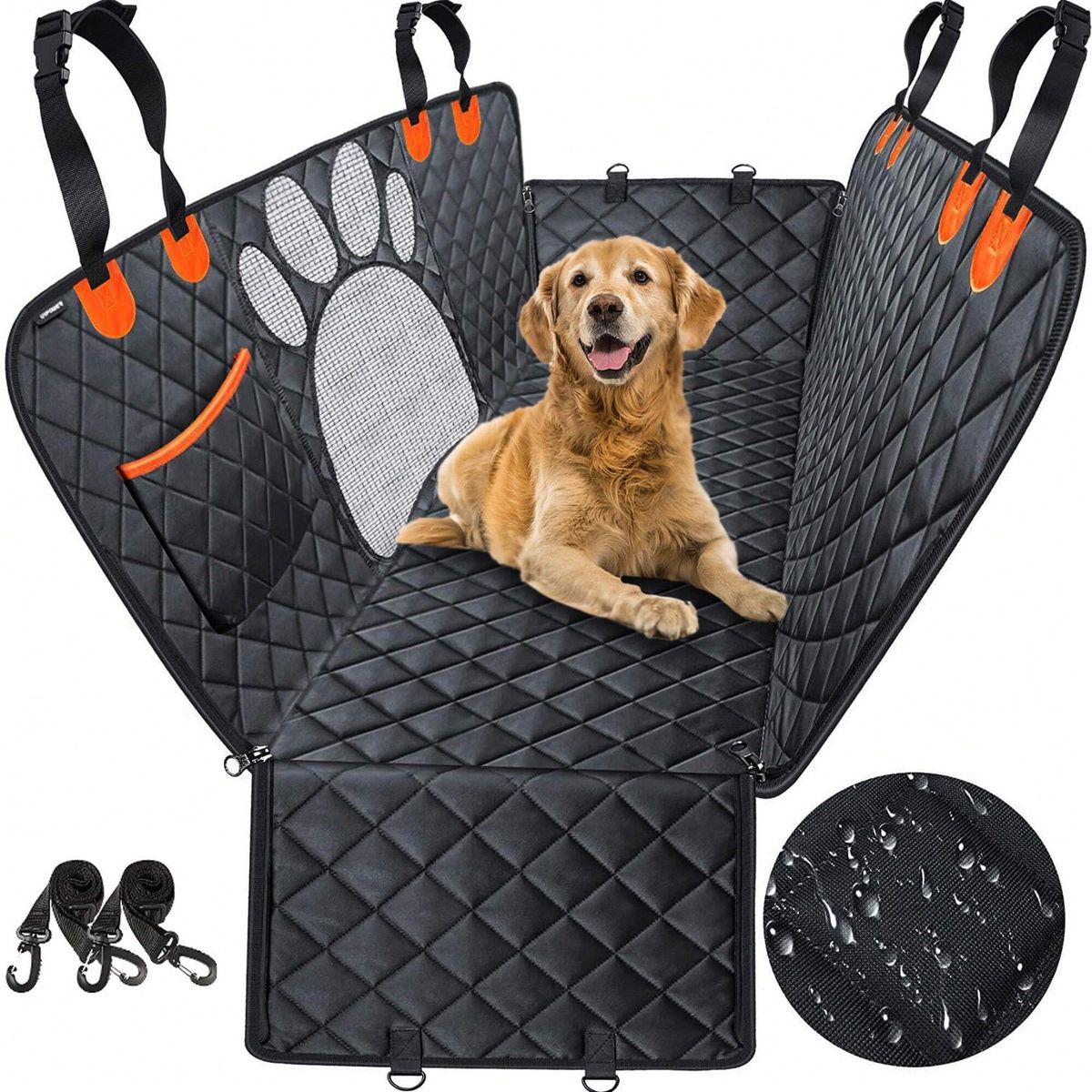 GENERICO - Protector Funda Cubre Asiento Auto Perros Impermeable