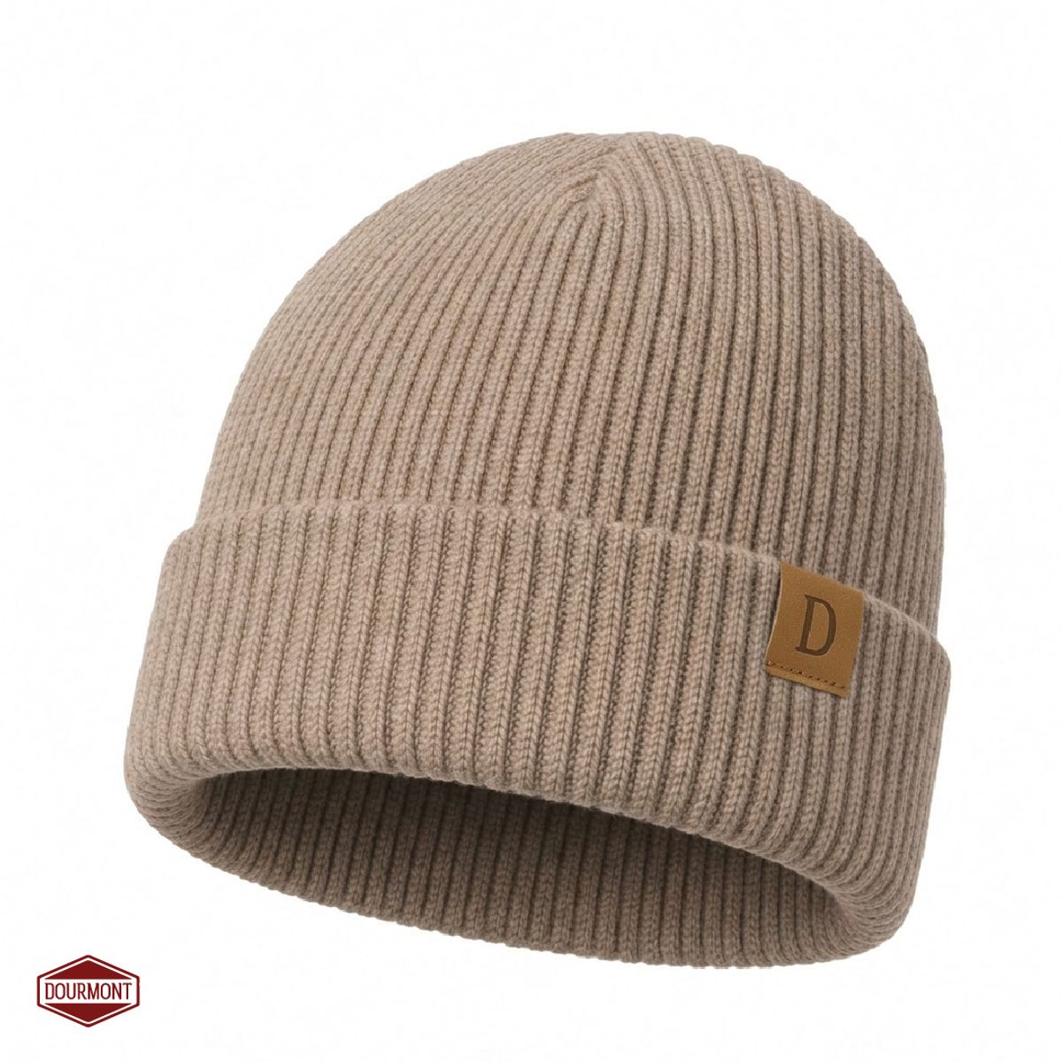 DOURMONT - Gorro Beanie Dourmont Lana Merino Térmico Black 100%