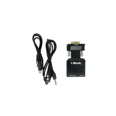 ULINK - Adaptador Conversor VGA a HDMI Con Audio Jack 3.5mm