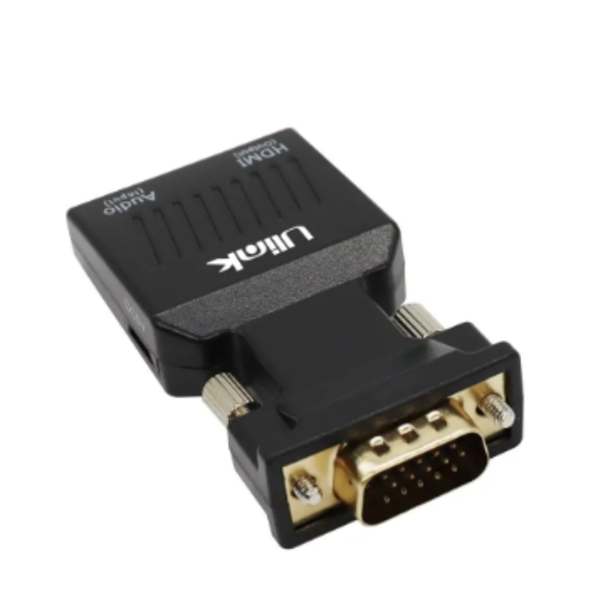 ULINK - Adaptador Conversor VGA a HDMI Con Audio Jack 3.5mm Ulink