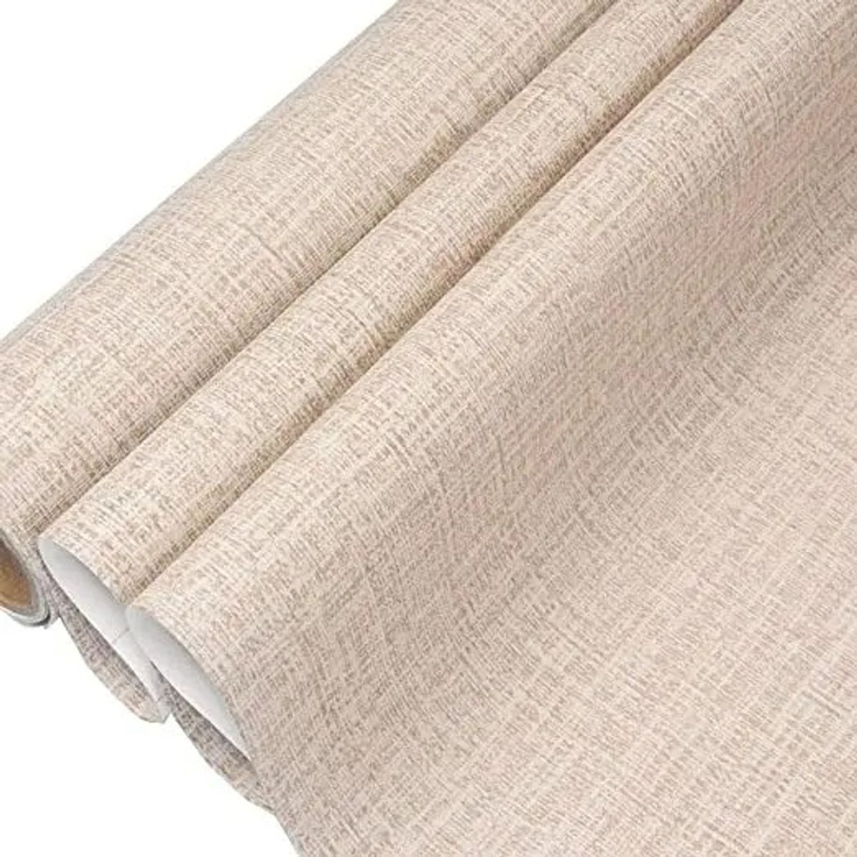 GENERICO - PAPEL MURAL AUTOADHESIVO ESTEREOGRAMA BEIGE – PACK 3 ROLLOS 18m2