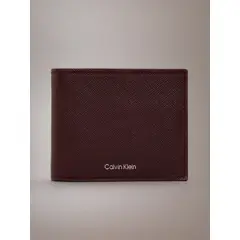 CALVIN KLEIN - Billetera Refined Billfold de Cuero