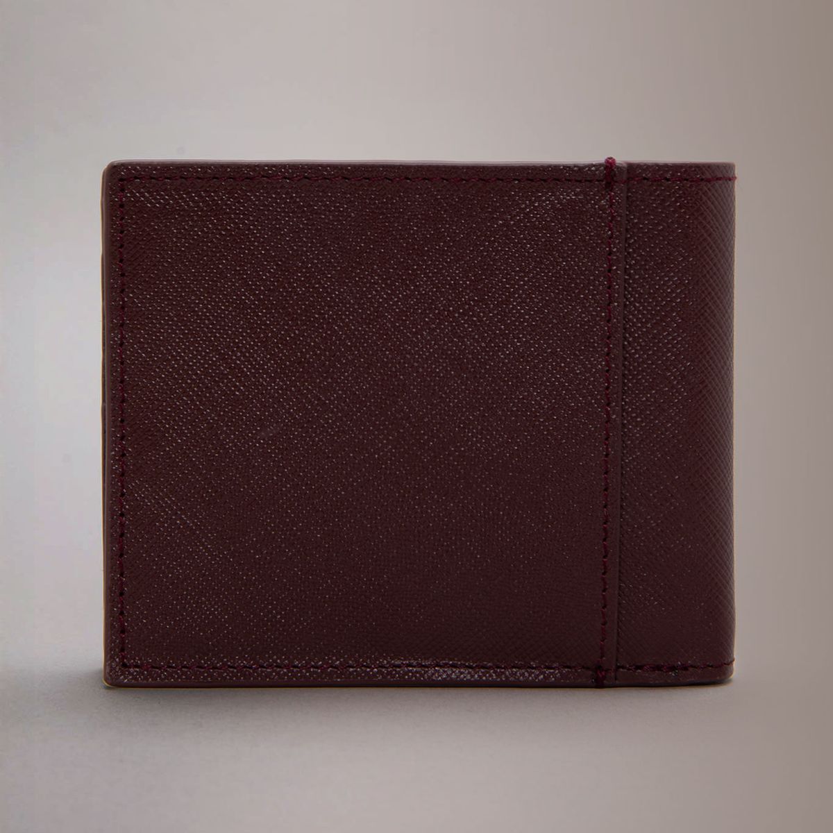 CALVIN KLEIN - Billetera Refined Billfold de Cuero Cafe Calvin Klein