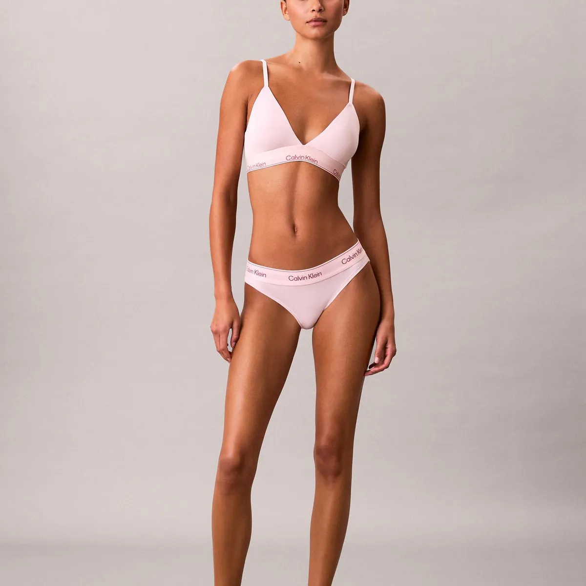 CALVIN KLEIN - Bralette Icon Cotton Modal Rosa Calvin Klein