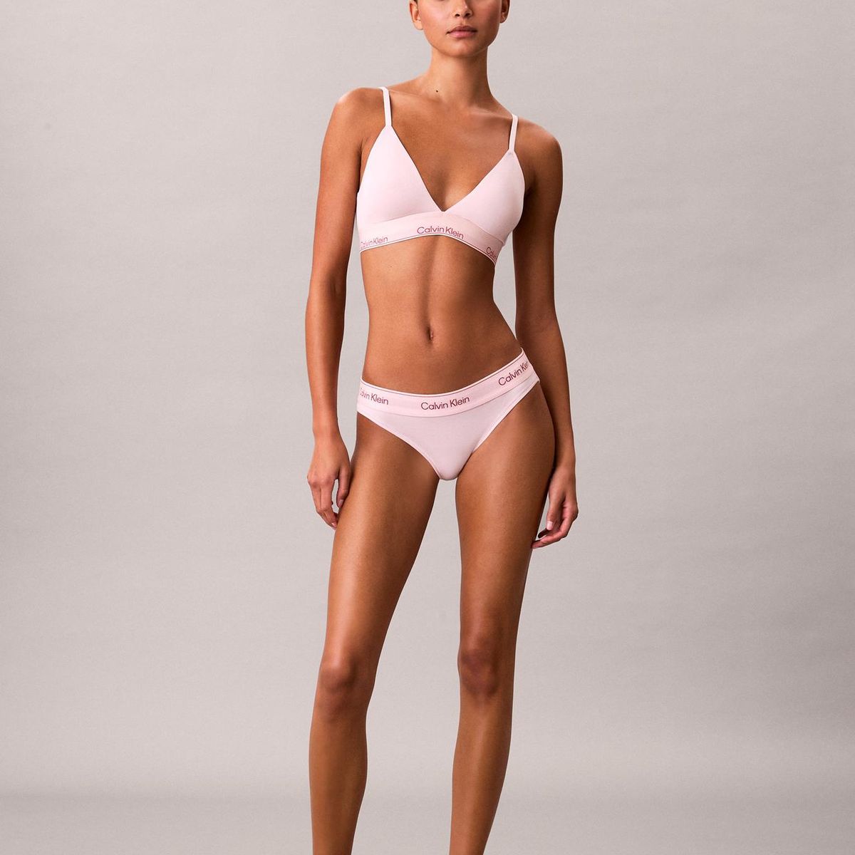 CALVIN KLEIN - Bralette Icon Cotton Modal Rosa Calvin Klein