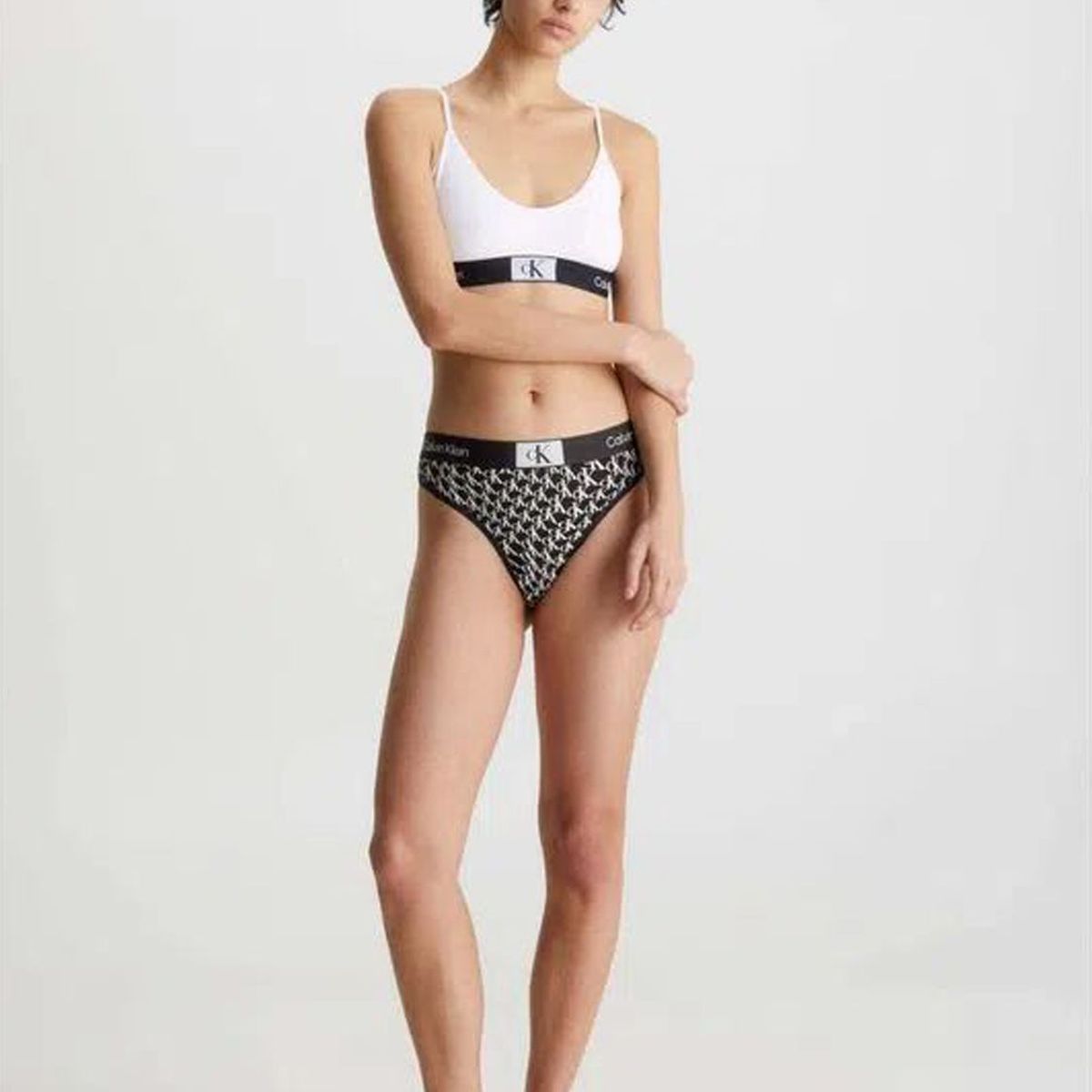 CALVIN KLEIN - Colaless CK96 Cotton Calvin Klein Negro