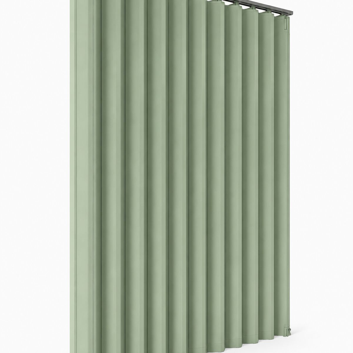 DECORAWOOD SPA - Cortina de Madera Hangaroa Separador 250x180 cm Verde Pastel