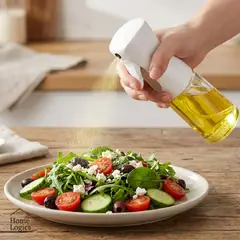 HOME LOGICS - Dispensador de Aceite Spray Vidrio Cocina 200ml