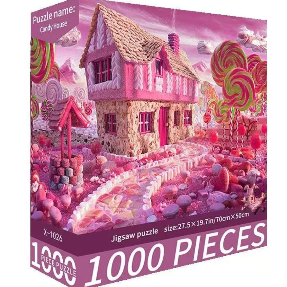 GENERICO - Rompecabezas 1000 Piezas Candy House Puzzle
