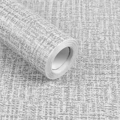 GENERICO - PAPEL MURAL AUTOADHESIVO ESTEREOGRAMA GRIS– PACK 3 ROLLOS 18m2