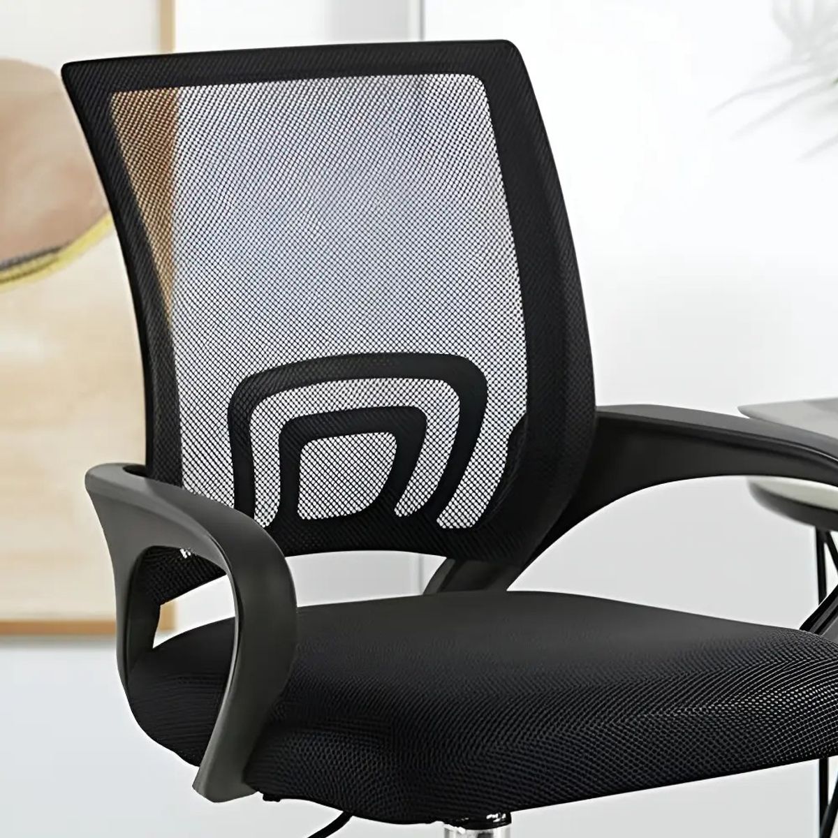 GENERICO - Silla Ergonomica Mesh Nay Giratoria Oficina Negra