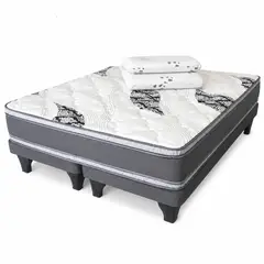 NOVATEX HOME - Nova Maria Esther 2.0 plazas box con Pack Almohadas Viscoelasticas