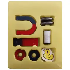 GENERICO - Set Escolar Magnético Baima de 8 Piezas para Aprender y Crear