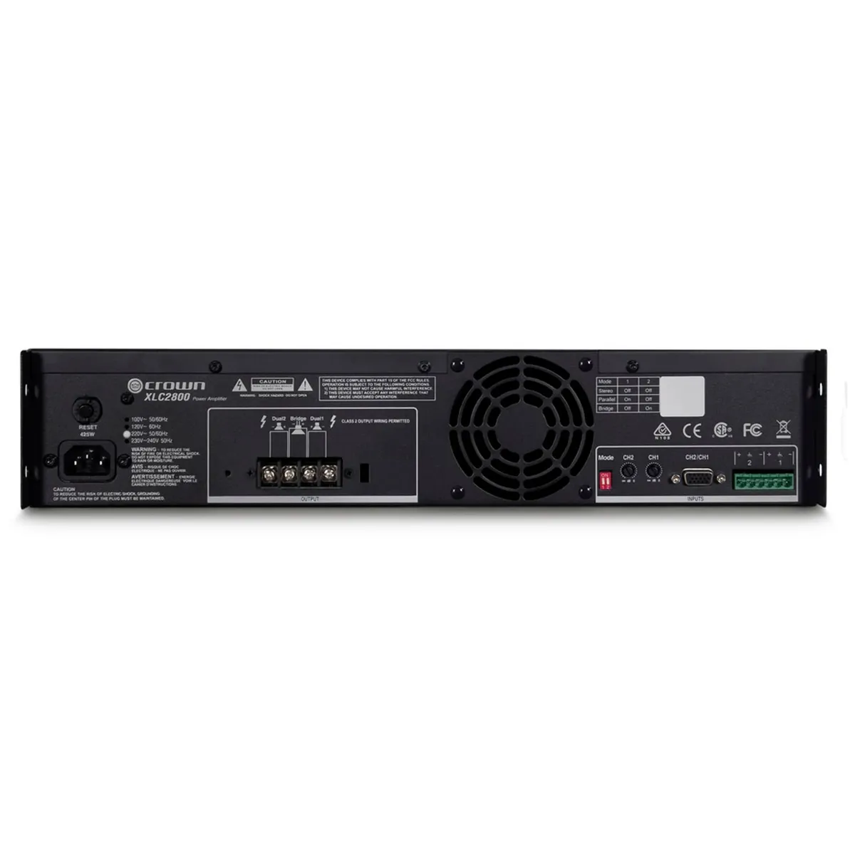 CROWN - AMPLIFICADOR DE POTENCIA CROWN XLC 2800