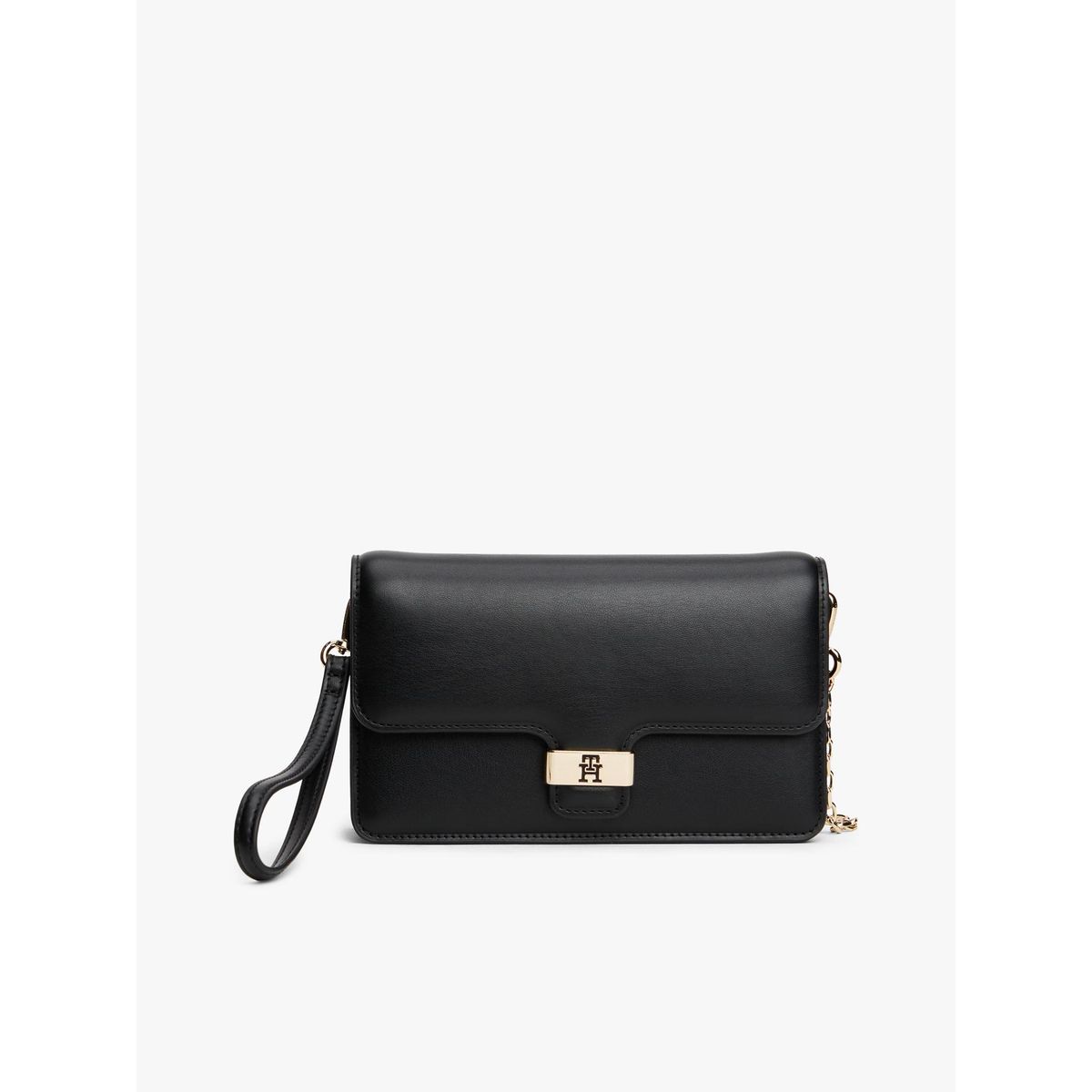 TOMMY HILFIGER - Cartera Heritage Con Monograma Th Negro Tommy Hilfiger