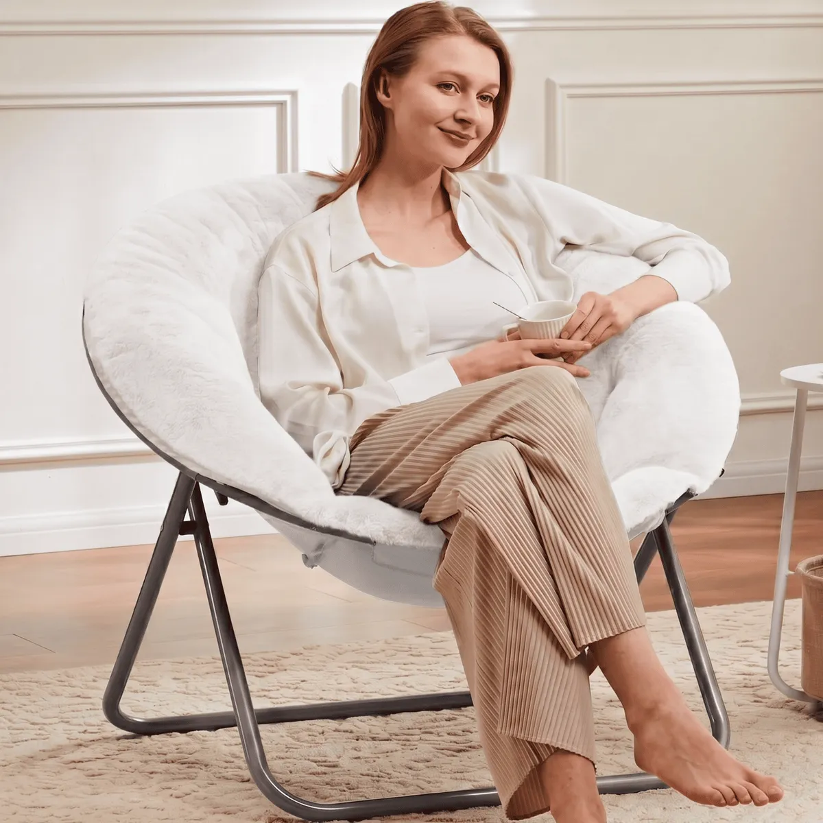 GENERICO - Silla Plegable Premium Moon Comodidad Acolchada Ultra Suave