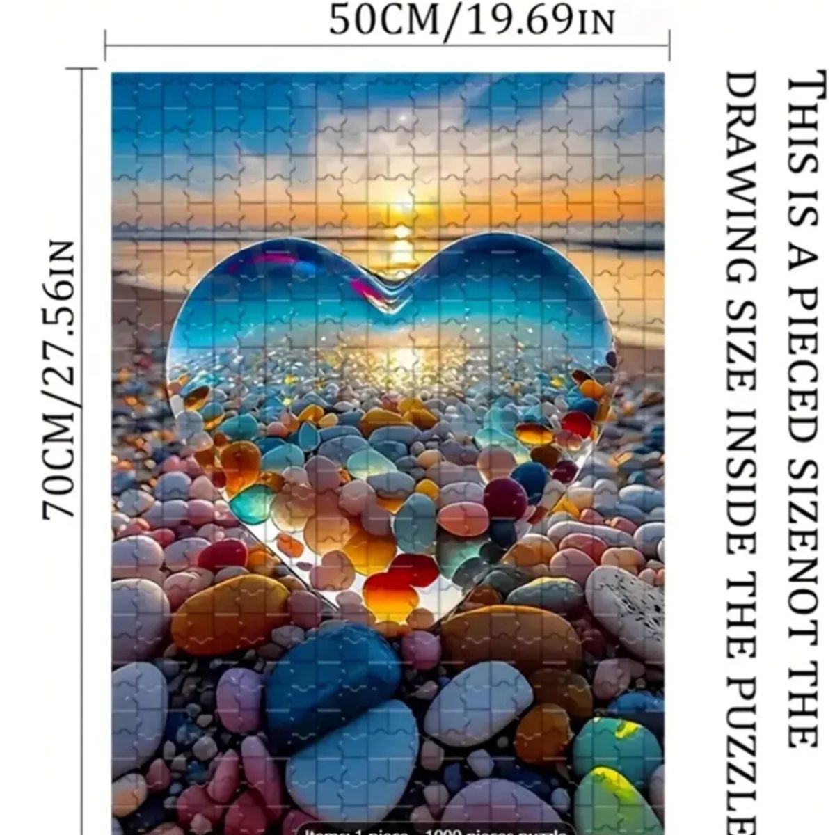GENERICO - Rompecabezas Love Beach Playa Del Amor 1000 Pzs  Puzzle