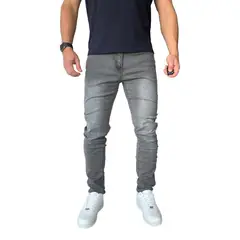 MOSAICO - Jeans Elasticados Slim Fit Color focalizado Semipitillos