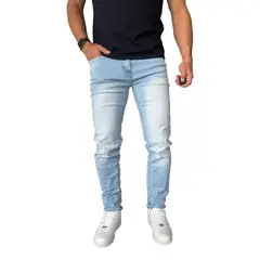MOSAICO - Jeans Elasticados Slim Fit Color focalizado Semipitillos