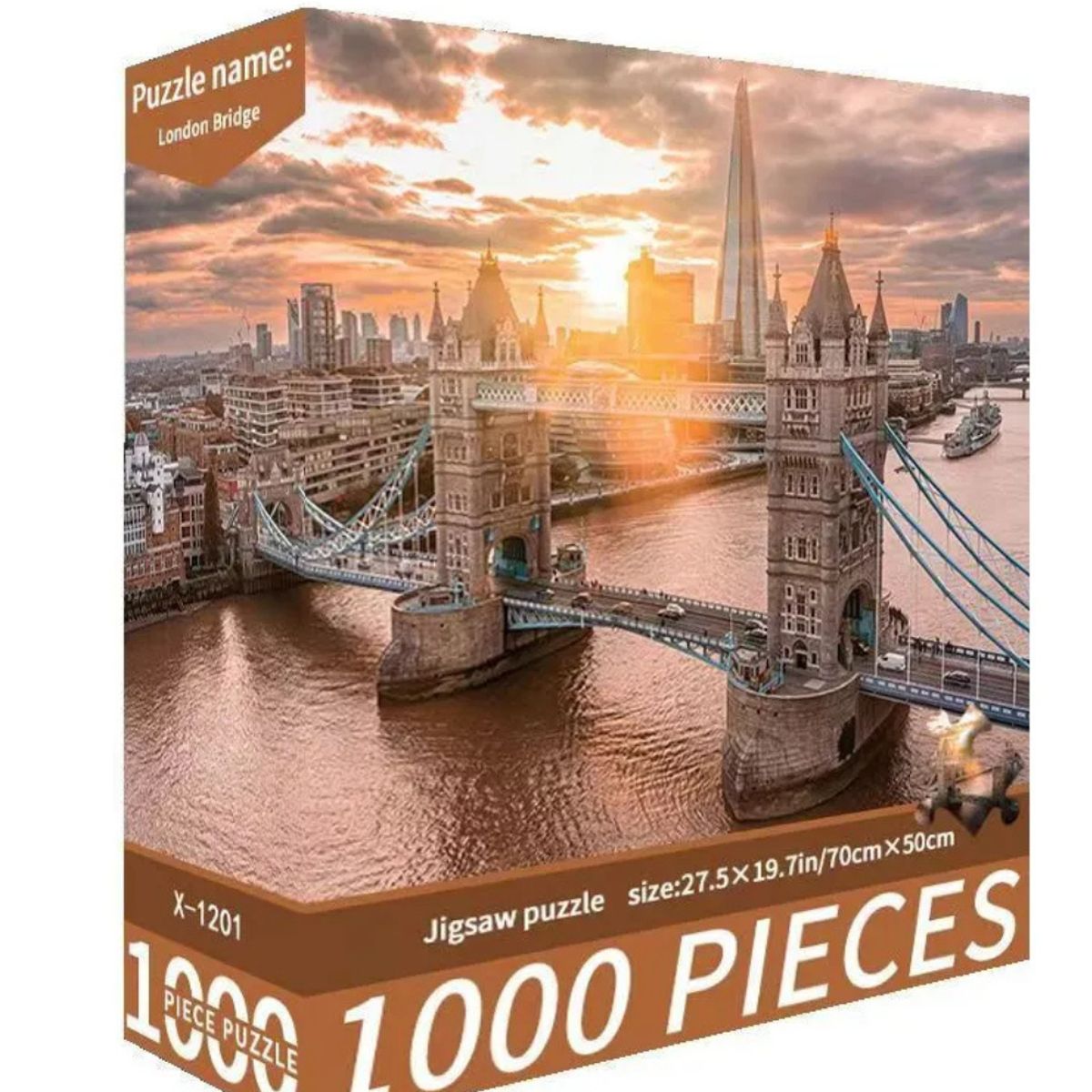 GENERICO - Rompecabezas 1000 Pzs el puente de London Bridge Puzzle
