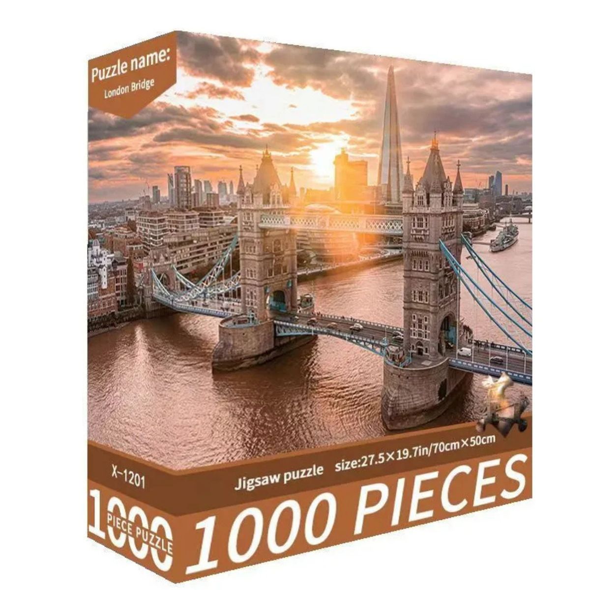 GENERICO - Rompecabezas 1000 Pzs el puente de London Bridge Puzzle