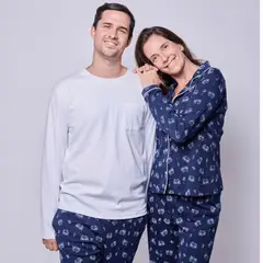 SIMPLY B - Pijama largo cangrejo hombre