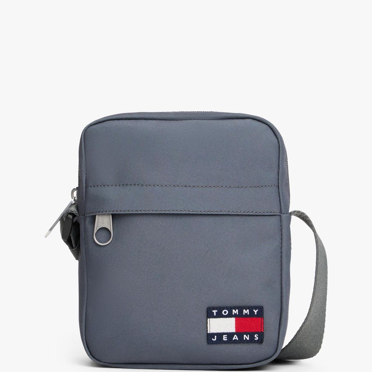 TOMMY HILFIGER - Bolso Reporter Essential Gris Tommy Jeans