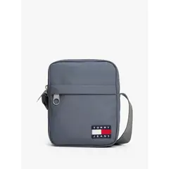 TOMMY HILFIGER - Bolso Reporter Essential Gris Tommy Jeans