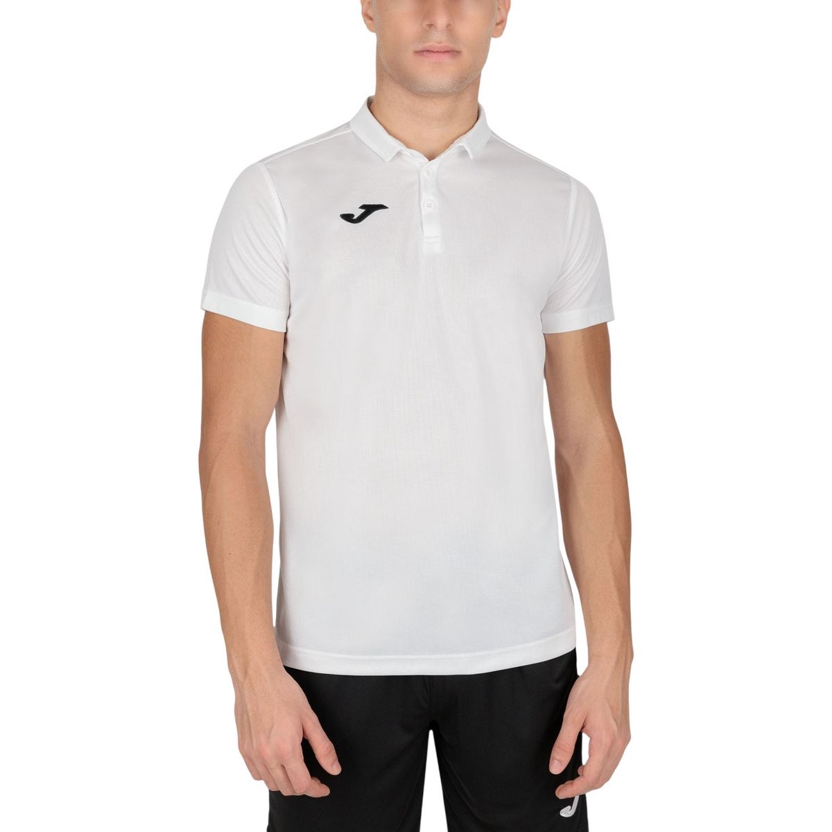 JOMA - Polera Polo Hombre Hobby Blanco Joma