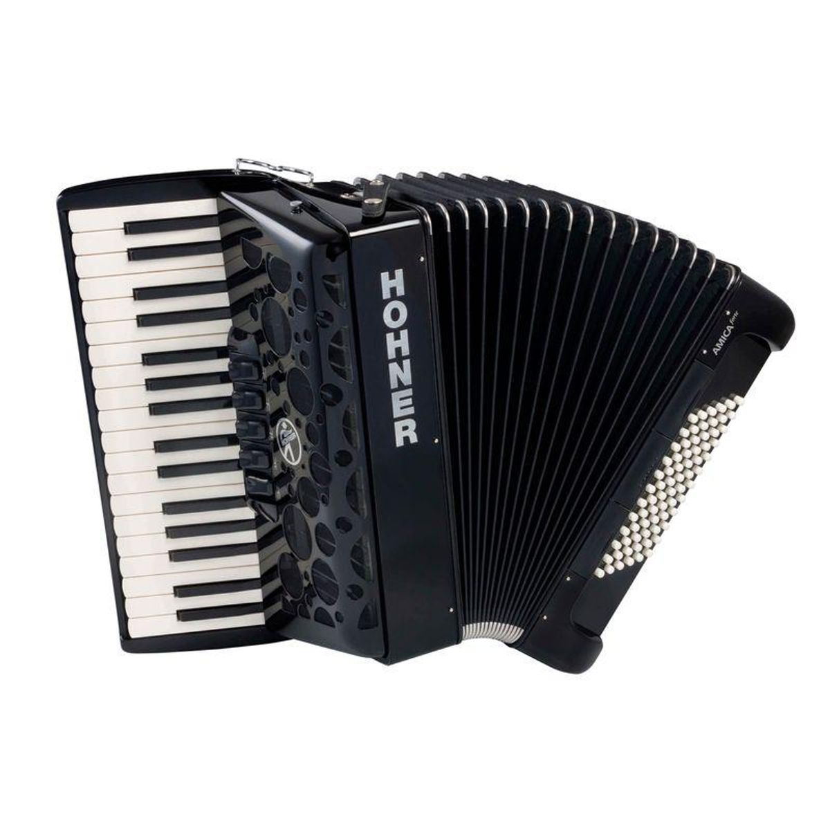 HOHNER - Acordeon Cromático Hohner Amica Forte III 72 - Black OptiSound