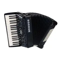 HOHNER - Acordeon Cromático Amica Forte III 72 - Black OptiSound