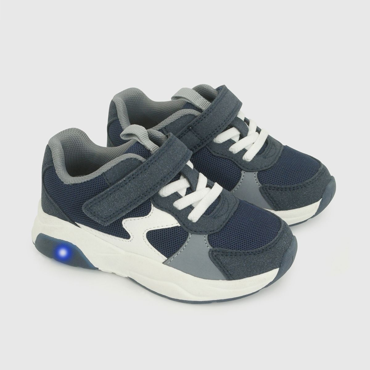 COLLOKY - Zapatilla con luces niño azul 21-27