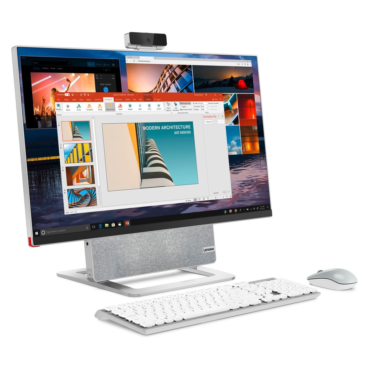 LENOVO - Lenovo Yoga AIO 7 AMD Ryzen 7 32GB RAM 1TB SSD 27" FHD Giro 90°