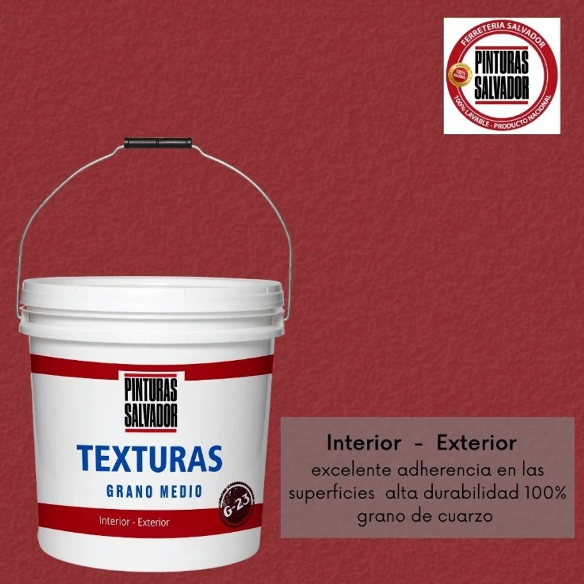 GENERICO - TINETA MARMOLINA ROJO COLONIAL 16lts